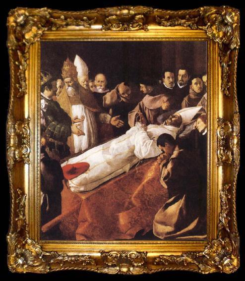framed  Francisco de Zurbaran The Death of St Bonaventura, ta009-2